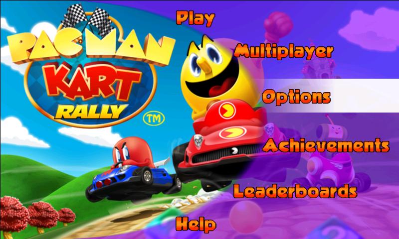 Android application PAC-MAN Kart Rally by Namco screenshort