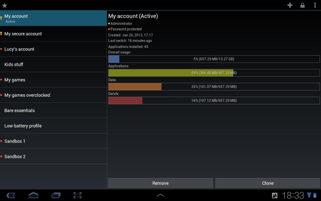 SwitchMe Multiple Accounts - screenshot