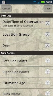 ScoutLook DeerLog - screenshot thumbnail