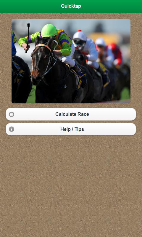 Horse Betting Quicktap Screen 1