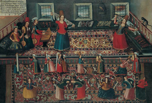 A Scene from the Turkish Harem