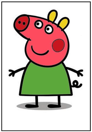 Coloring Pig For Kids