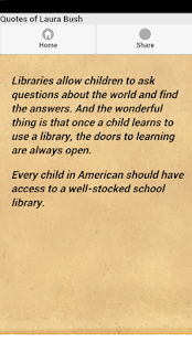 Download Quotes of Laura Bush APK