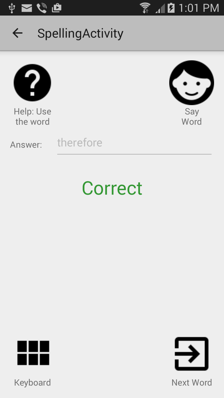 Spelling Master Pro Screen 1