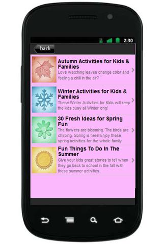 Activities For Kids