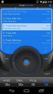 Screenshot NRGplayer music player v1.1.8c