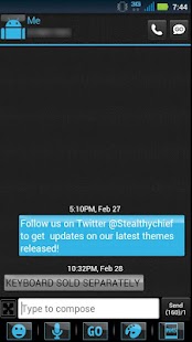 How to install GO SMS Clean ICS Theme 1.1 mod apk for android