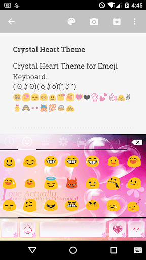 免費下載社交APP|Crystal Heart Emoji Keyboard app開箱文|APP開箱王