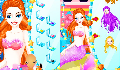 【免費家庭片App】Mermaid Princess Makeup Salon-APP點子