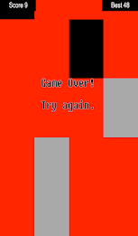 Tap the black tiles poster 3