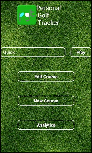 Personal Golf Tracker