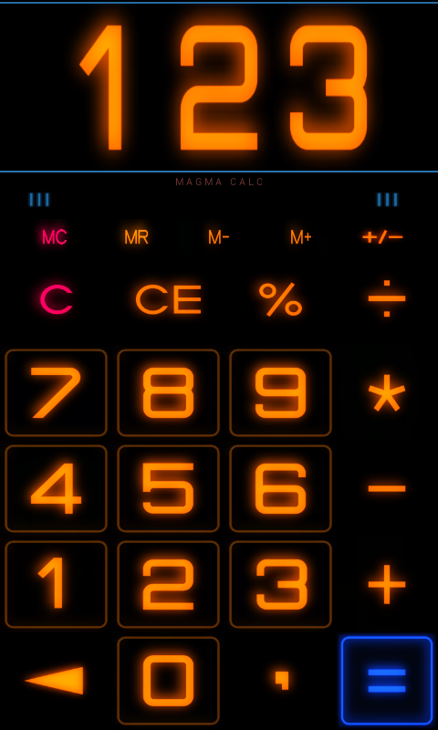 Calculator with Percent Screen 2