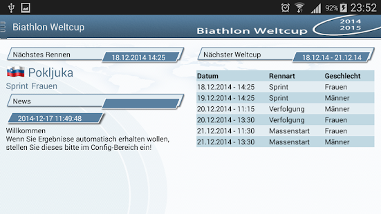 Free Biathlon Weltcup Widget APK for Android