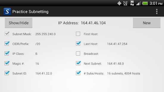 Practice Subnetting Screenshots 1