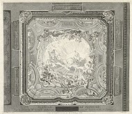 Plafond van het kabinet van de graaf van Bielinski