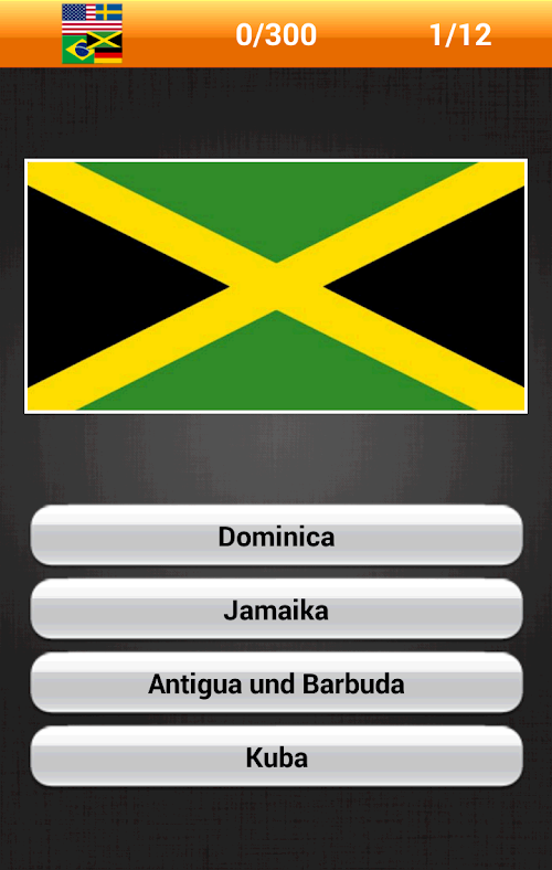 Android application Nationalflaggen-Quiz! screenshort