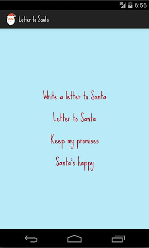 Letter to Santa