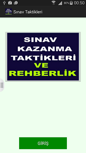 Sınav Taktikleri ve Rehberlik