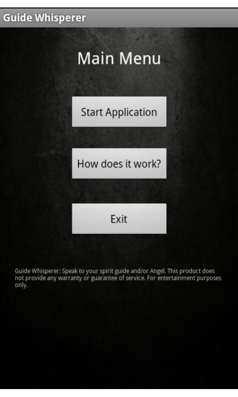 Guide Whisperer Screen 2