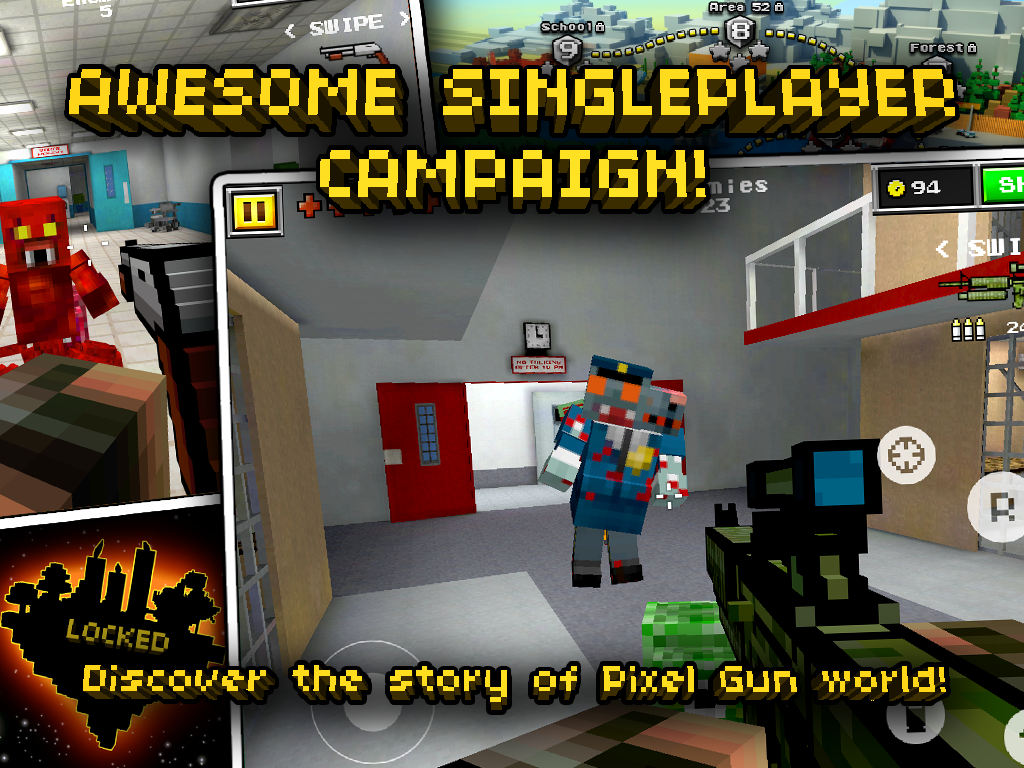 [Game][Mobile] Pixel Gun 3D -  