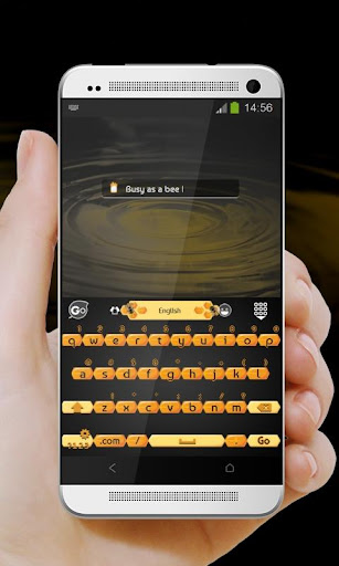 【免費個人化App】忙碌的蜜蜂 GO Keyboard-APP點子