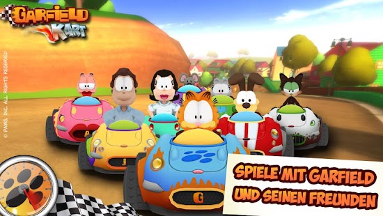 Android-Anwendung Garfield Kart Screenshot