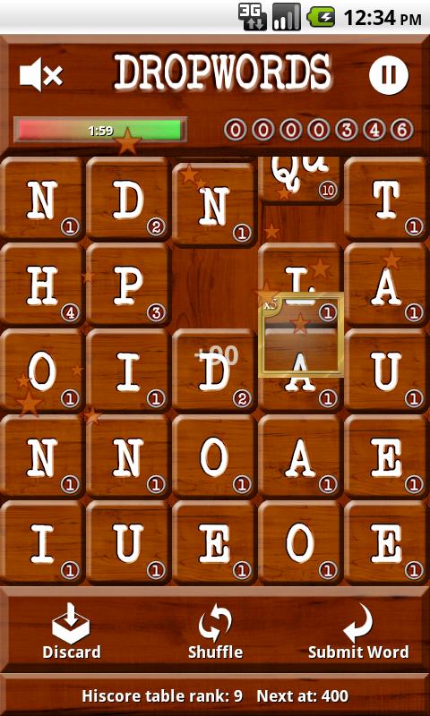 Dropwords PRO Screen 2