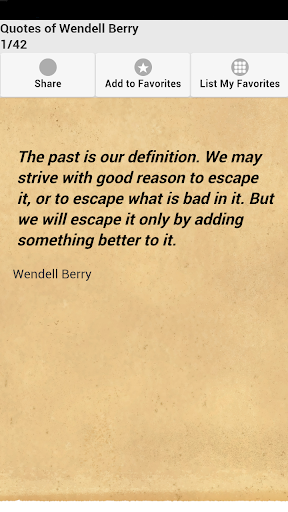 Quotes of Wendell Berry