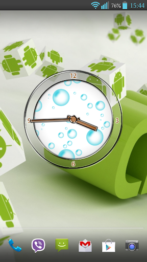 Bubble Clock Widget