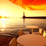 Sunset over Mediterranean by John Phielix -  