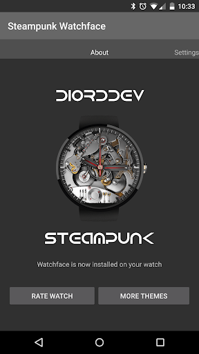 Steampunk Watchface for Wear