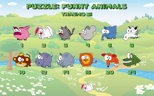 Funny animal puzzle HD