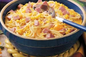 Pasta Ham Hot Dish