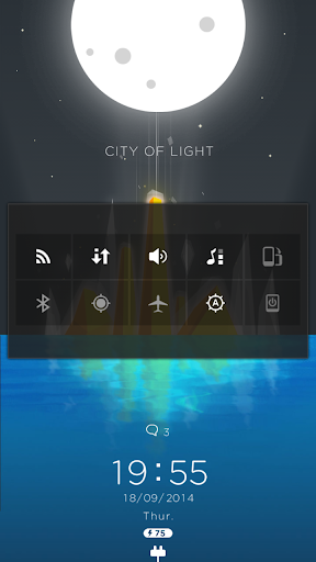 【免費個人化App】Light City Live Locker Theme-APP點子