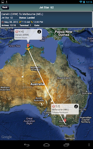 Darwin Airport +Flight Tracker