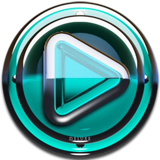 Poweramp skin Turquoise Glas LOGO-APP點子