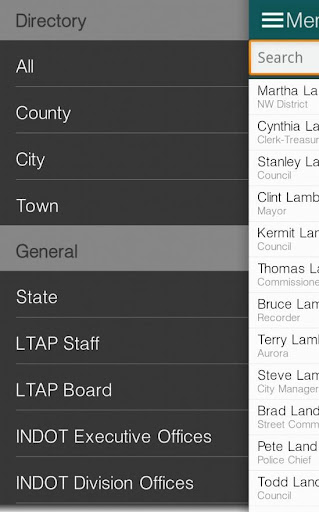 Indiana LTAP Directory