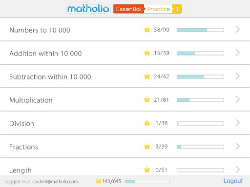 【免費教育App】Matholia Essential Practice 3-APP點子