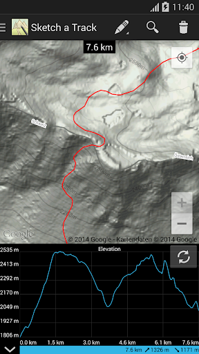 Sketch a Track - GPX Viewer