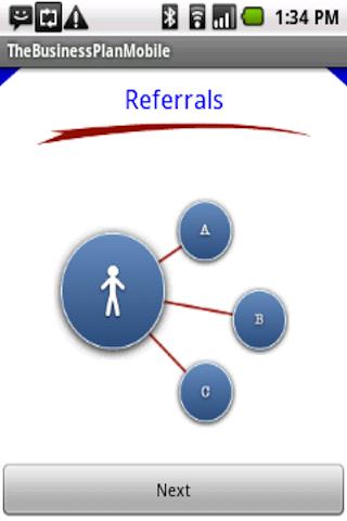 The Business Plan Mobile Screen 1