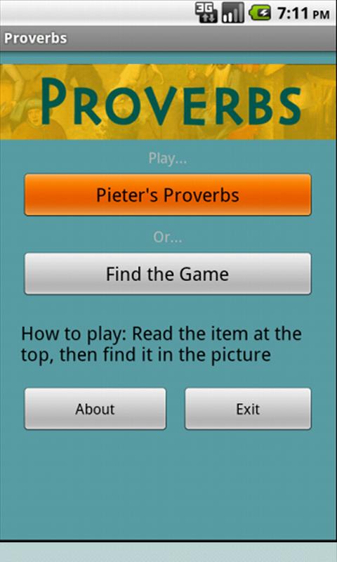 Proverbs (Hidden Object Games) Screen 2