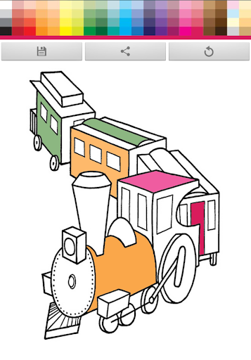 【免費休閒App】Train Coloring Book-APP點子