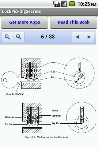 Android application Lock Picking Secrets screenshort