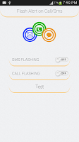 Flash Light Alert(Sms & Calls) APK صورة لقطة الشاشة #2