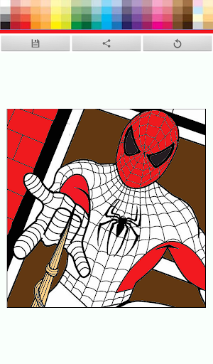 【免費教育App】Spider Man paint-APP點子