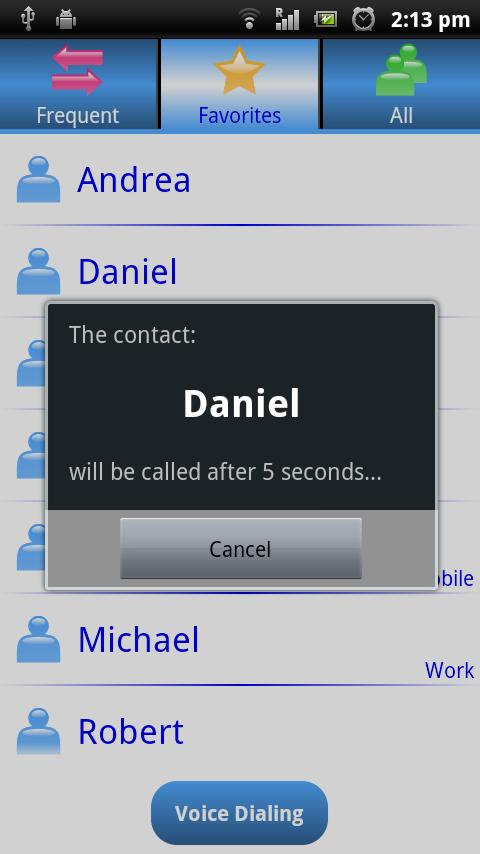 My Bluetooth Handsfree Pro Screen 2