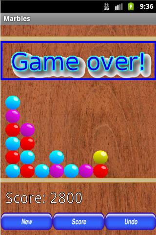 Marbles Screen 3