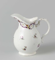 Teapot and milk jug, part of a tea service