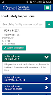 Free Download Restaurant Inspection - Ottawa APK for PC
