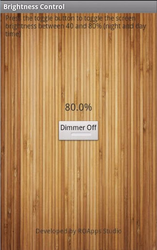 【免費生產應用App】Brightness Control-APP點子